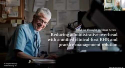 Reducing administrative overhead with a clinical-first EHR and practice management solution