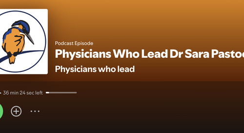 Dr. Sara Pastoor on Physicians Who Lead Podcast 